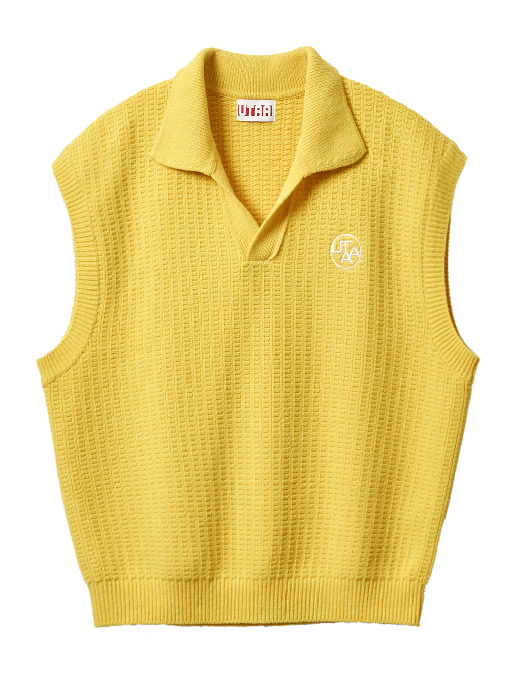 UA4KVF802YE UTAA Gild PK Knit Vest : Yellow