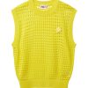 UTAA Punching Scasi Knit Vest : Yellow